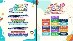 Şehitkamil’de yarıyıl tatili spor şenliğiyle renklenecek 