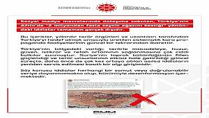 DMM: “Türkiye’nin Afrin’de 2 milyondan fazla zeytin ağacını kestiği iddiası tamamen asılsız”