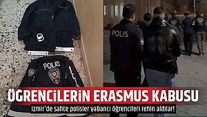 Polis üniforması giydiler, Erasmus ile Türkiye'ye gelen öğrencilere dehşeti yaşattılar