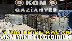 Gaziantep KOM Ekipleri Geçit Vermedi! 7 Bin Litre Kaçak Akaryakıt Ele Geçirildi