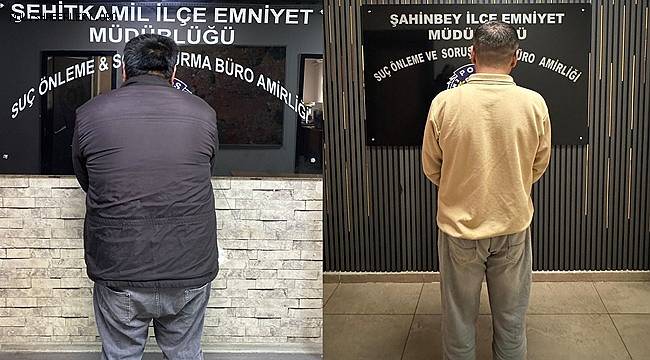 Gaziantep’te Hapis Cezası Bulunan 2 Hükümlü Yakalandı