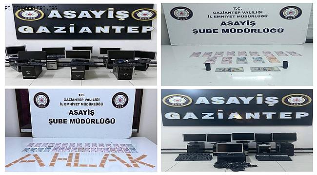 Gaziantep'te Kumar Operasyonu! 30 Şüpheliye İşlem, 25 İşyerine Kapatma