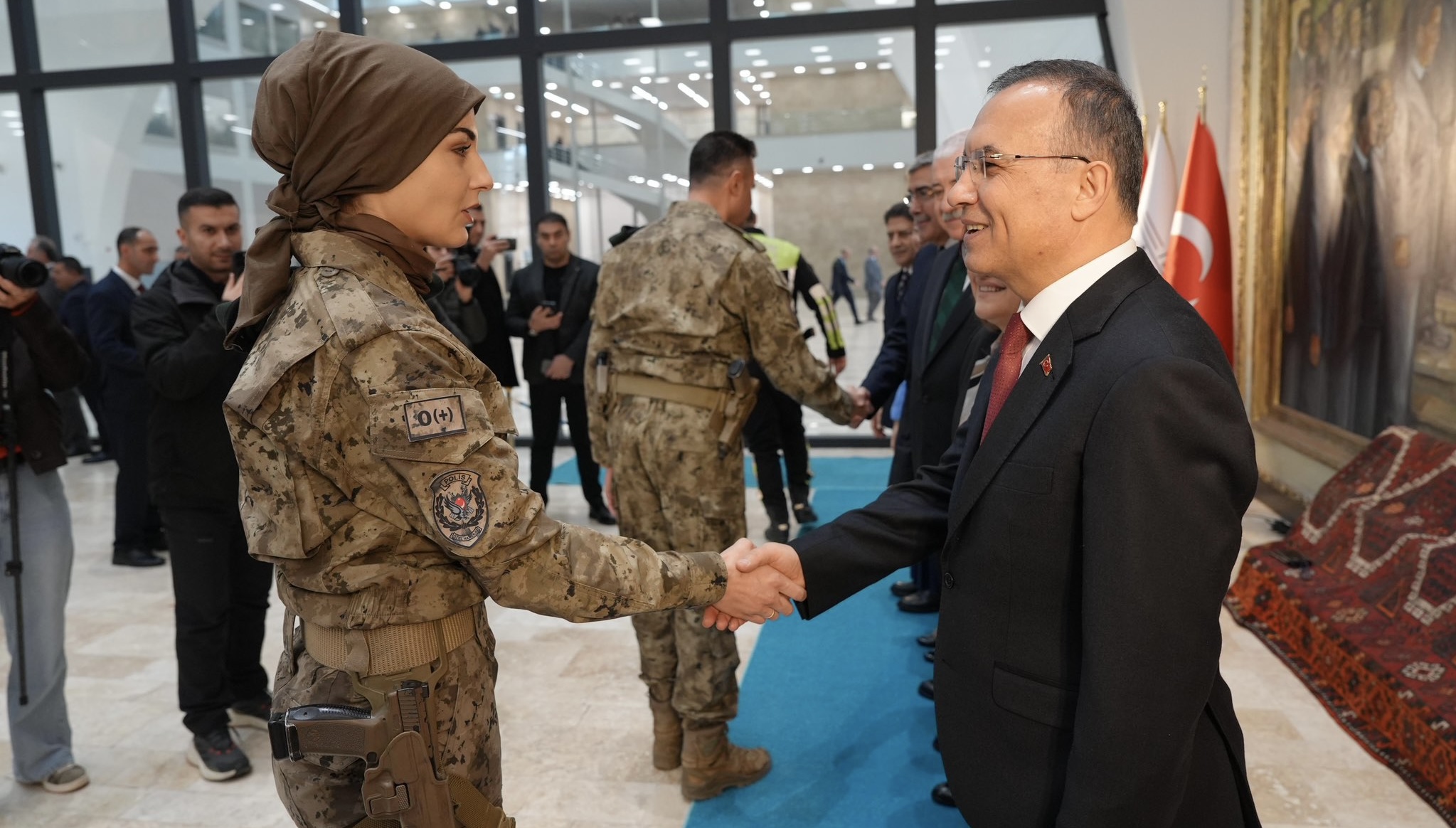 Gaziantep’te Protokol Bayramlaşma Töreninde Buluştu 