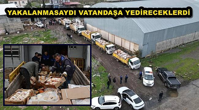 Şanlıurfa'da 50 ton bozuk tavuk eti ele geçirildi 