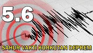 Tokat'ta 5.6 Büyüklüğünde Deprem