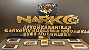 Afyonkarahisar’da 7,5 Kilo Uyuşturucu Ele Geçirildi. 3 Şüpheli Yakalandı 