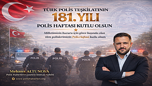 Altunova'dan Polis Haftası mesajı; 