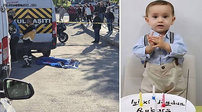 Annesinin elinden kurtulup yola fırlayan 3 yaşındaki Aybars servis aracının altında can verdi 