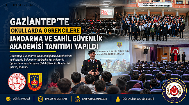 Gaziantep'te Jandarma Personeli Öğrencilere Mesleği Tanıttı