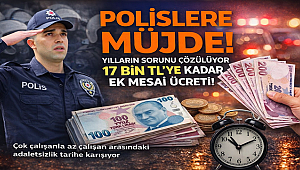 Polislerin Yıllardır Beklediği Düzenleme! Adaletsizlik Bitiyor, Fazla Mesaiye Yüksek Ödeme