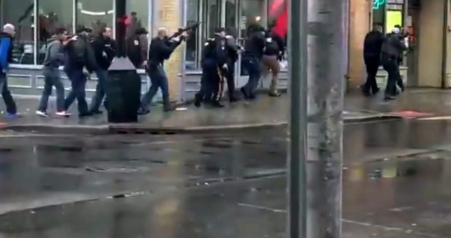 ABD'de silahlı çatışma paniği! 1 polis yaralandı - Haberler