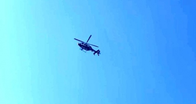 Avcılar'da polis helikopteri deprem sonrası hasar incelemesi yaptı - Haber