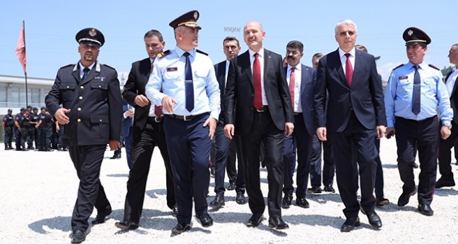 Bakan Soylu'dan Arnavut Çevik Kuvvet polislerine eğitim talimatı