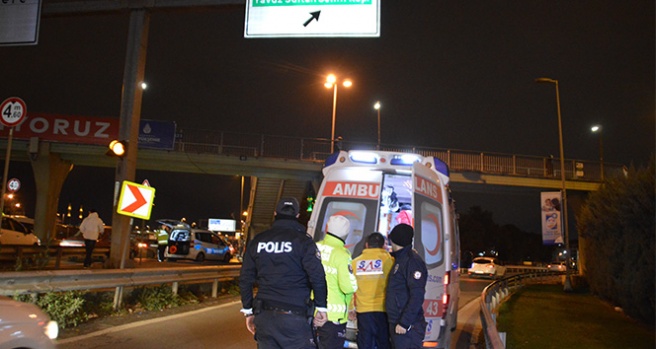 E-5’te dehşet saçtı, polis çağrılınca oğlunu bırakıp kaçtı