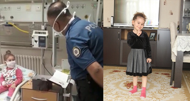 'Hani bana' diyen çocuğun isteğini polis geri çevirmedi
