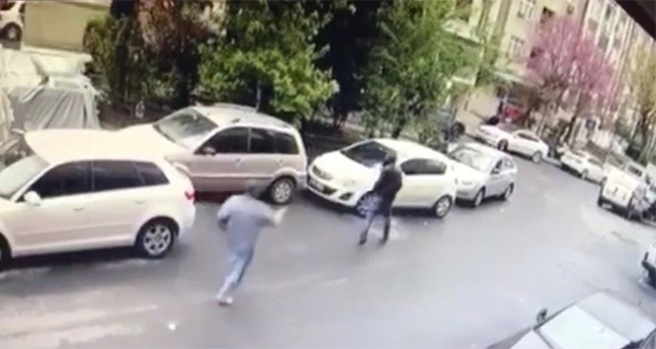 Kağıthane’de damat cinayeti kamerada