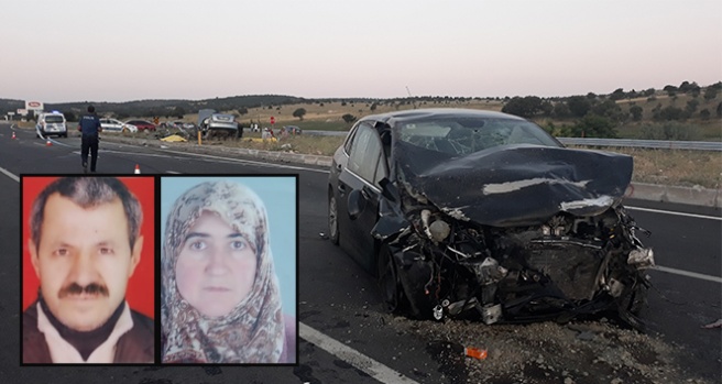 Karı koca kazada hayatını kaybetti, yakınlarını polis teselli etti