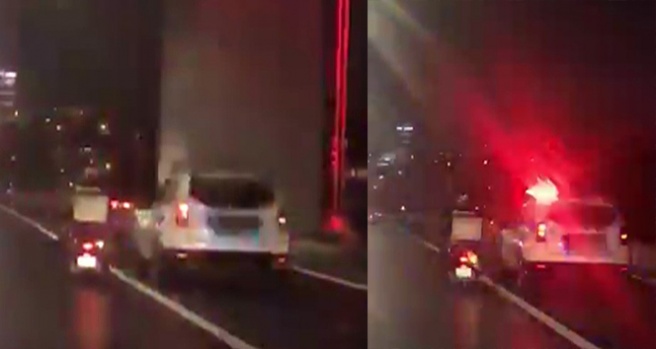Polis ekipleri rüzgara set oldu