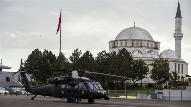 Polis havacılık birimine helikopter firmalarından 'operasyonel hazırlık ve bakım performansı 