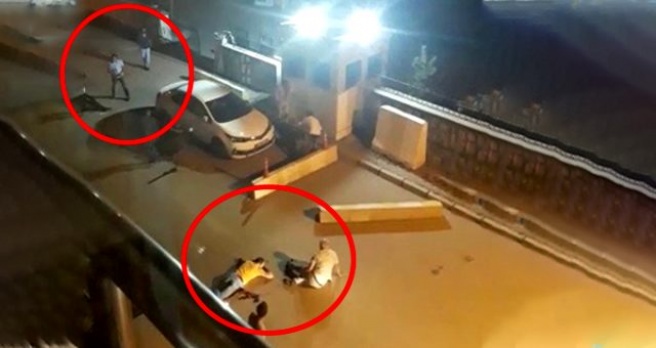 Polis merkezinin önü kan gölüne döndü: 2 ölü, 5 yaralı - Haberler