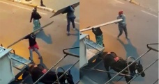 At arabalı 4 kadın hırsız önce kameraya ardından polise yakalandı