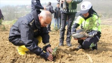 Fidanlar şehitler anısına toprakla buluştu