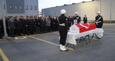 Hayatını kaybeden polis için İstanbul Havalimanı’nda cenaze töreni düzenlendi