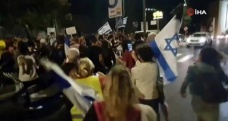 Kudüs’teki Netanyahu karşıtı protestolarda göstericilere polis müdahalesi