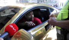 Polis Katarlı sürücüyü affetmedi