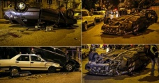 Polisten kaçan araç ortalığı savaş alanına çevirdi! 6 araç zarar gördü - Haber