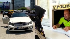 'Uslanmayan sürücü'nün aracı annesine teslim edildi