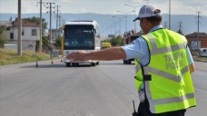 Yolcu otobüslerine sivil trafik denetimi
