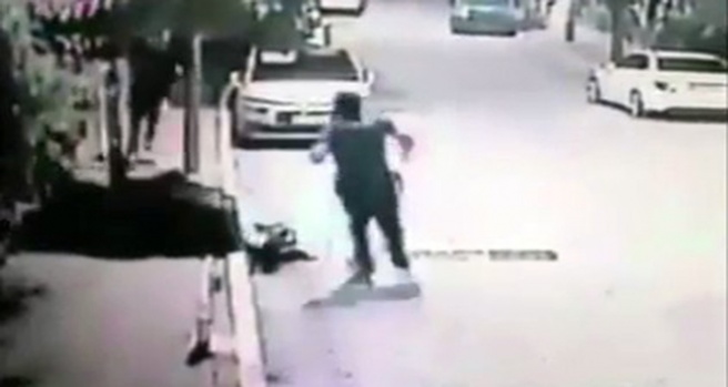 Üsküdar’da nefes kesen hırsız polis kovalamacası kamerada